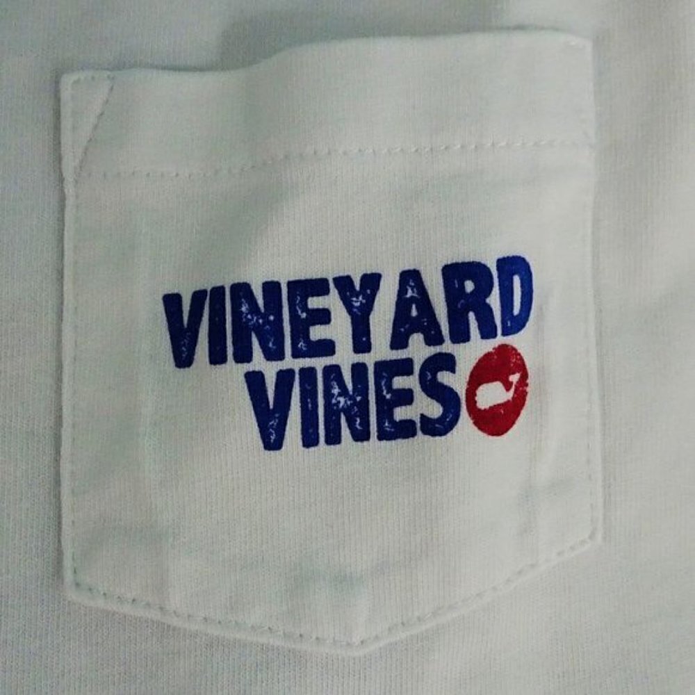Vineyard Vines White L/S Shirt Medium - Picture 3 of 6